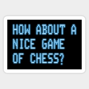 War Games – Nice Game of Chess (Stacked Layout) Magnet